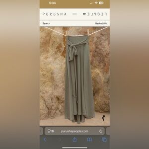 Purusha maxi skirt sold out 2xfits like an xl